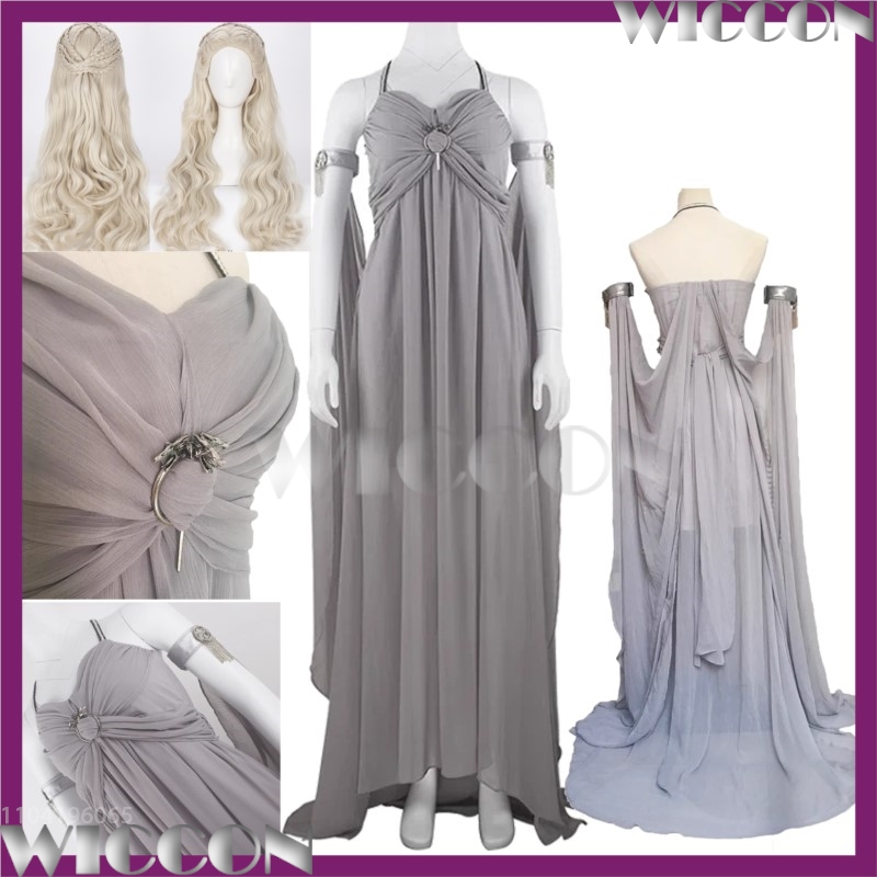 Formal Dress - Gaun Upacara Abad Pertengahan Daenerys Wanita