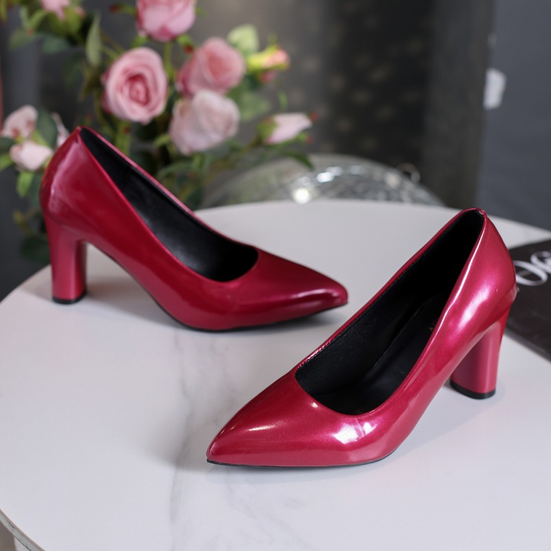 Sepatu Hak Tinggi Wanita Model - Pump Heel Block ulasan dan harga