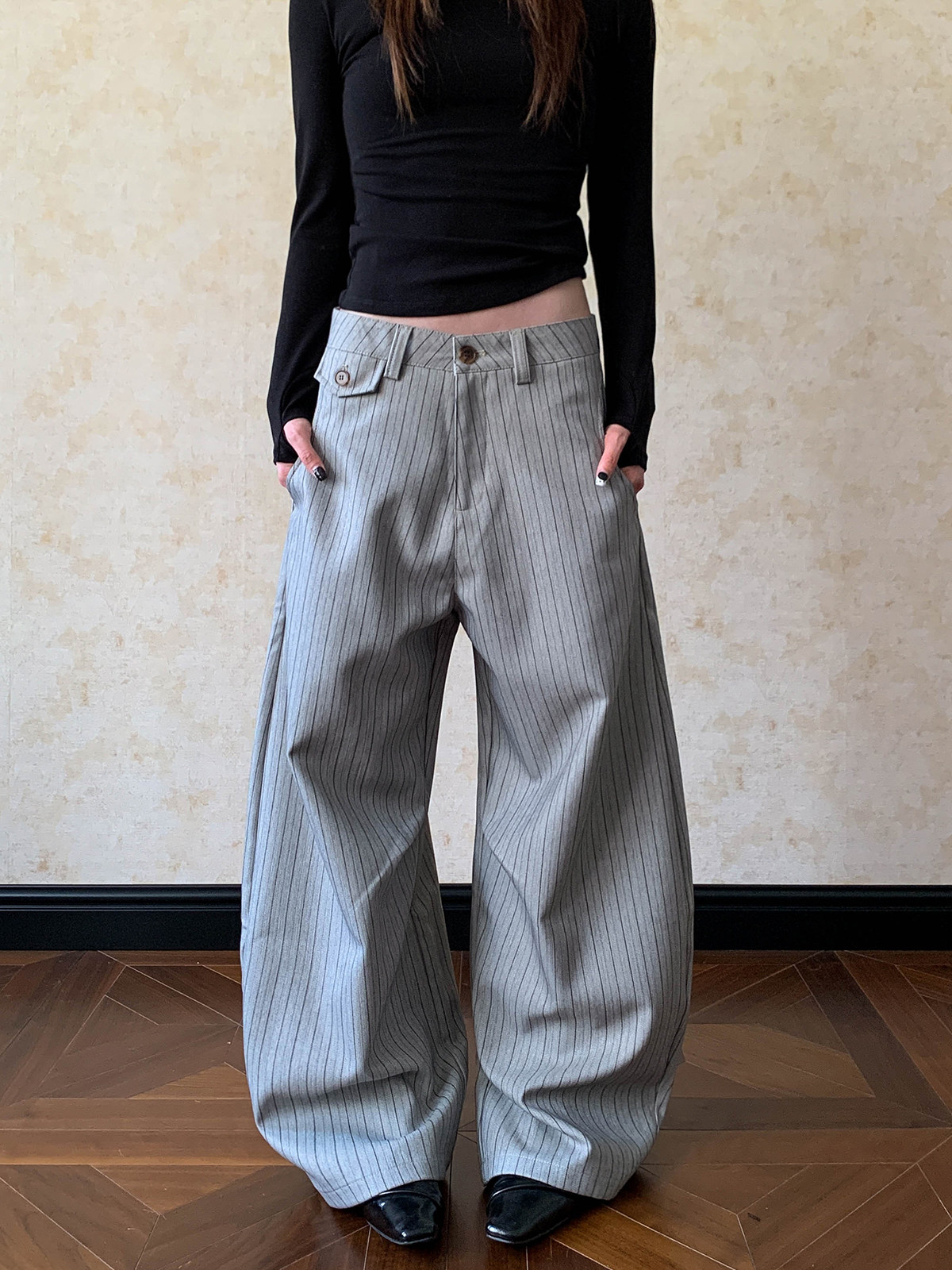 Celana Kasual Kaki Lebar Model - Tailored Trouser Wide ulasan dan harga