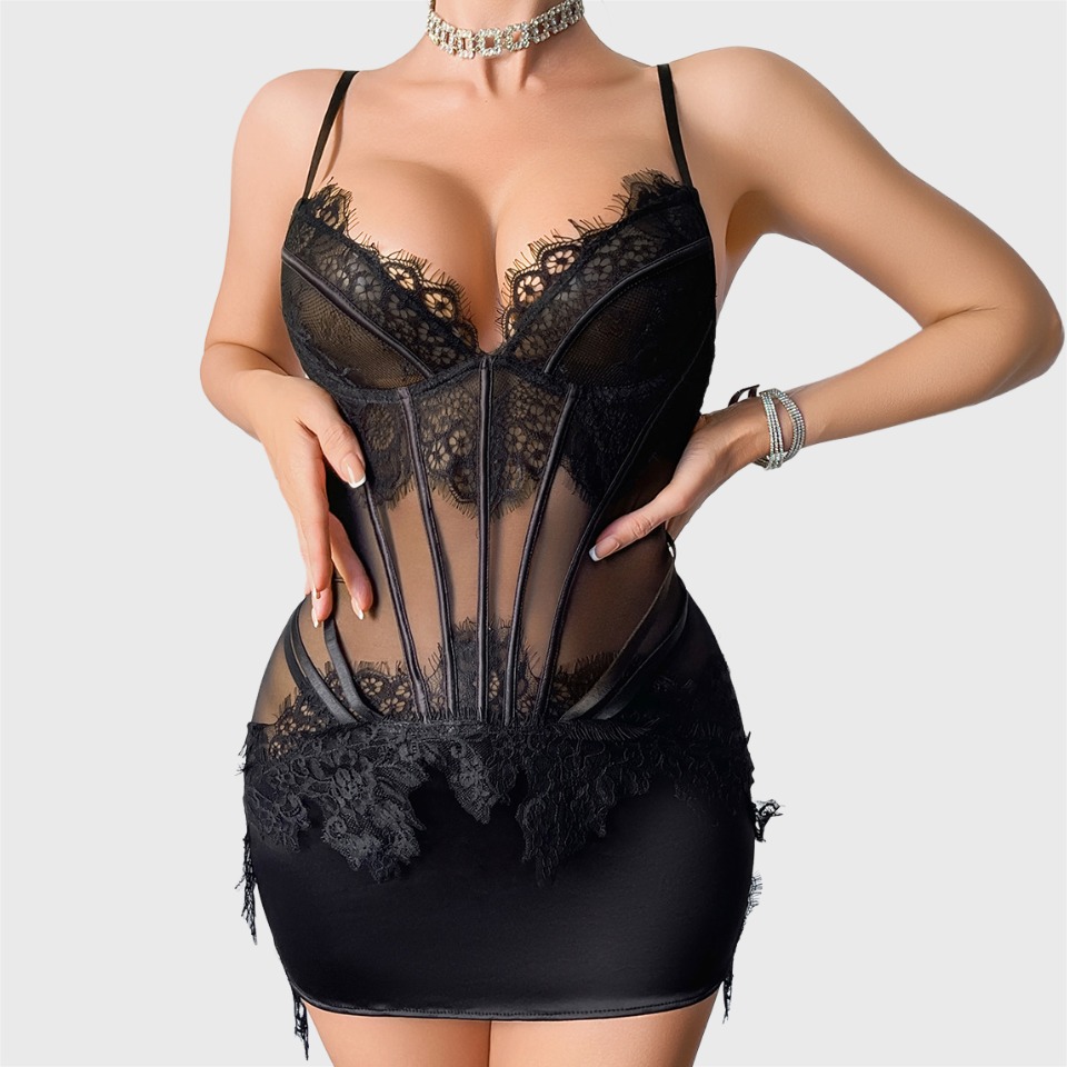 Set Lingerie Ellolace Willowy, - Lace Dress ulasan dan harga